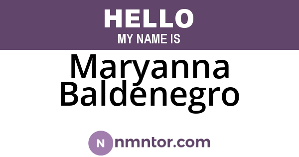 Maryanna Baldenegro