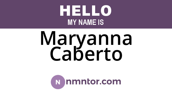 Maryanna Caberto