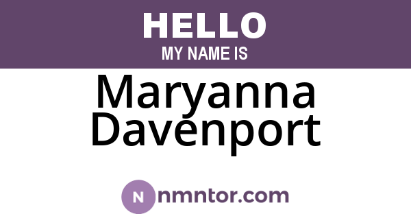 Maryanna Davenport