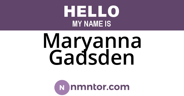 Maryanna Gadsden