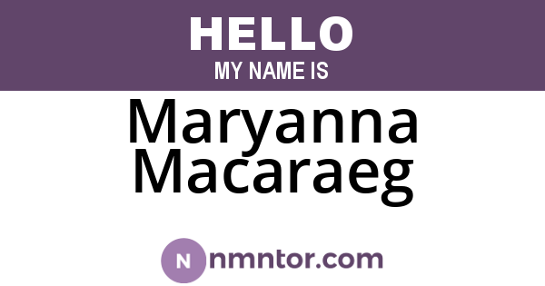 Maryanna Macaraeg