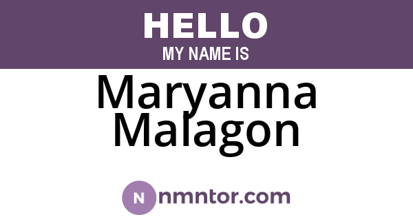 Maryanna Malagon