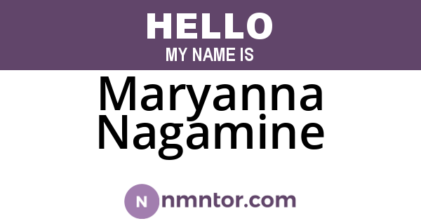 Maryanna Nagamine