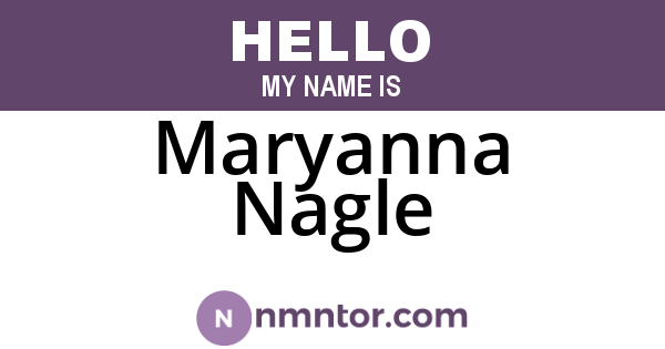 Maryanna Nagle