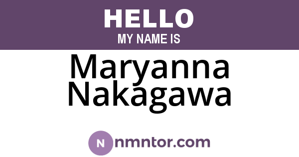 Maryanna Nakagawa