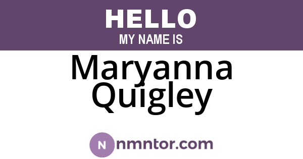 Maryanna Quigley