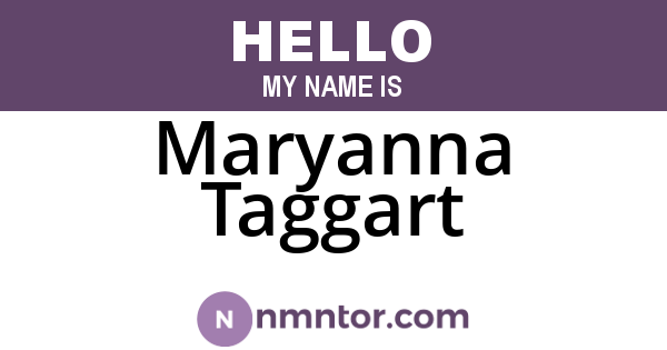 Maryanna Taggart