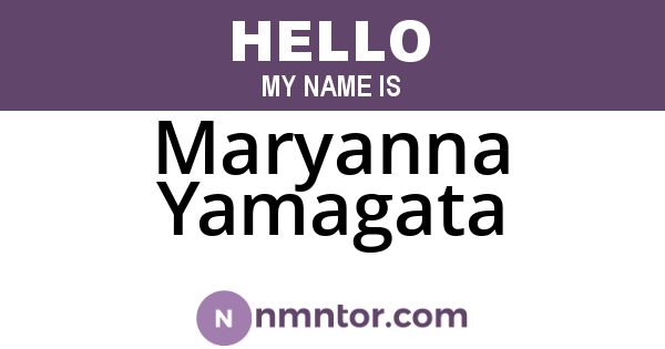 Maryanna Yamagata