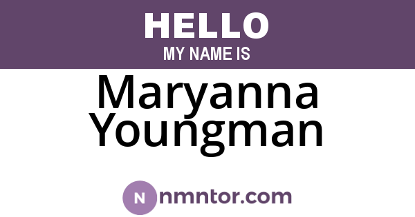 Maryanna Youngman