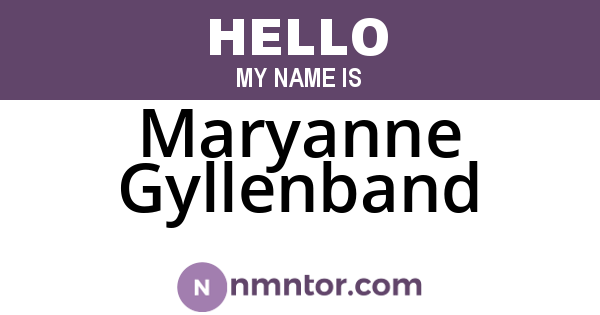 Maryanne Gyllenband