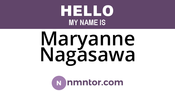 Maryanne Nagasawa