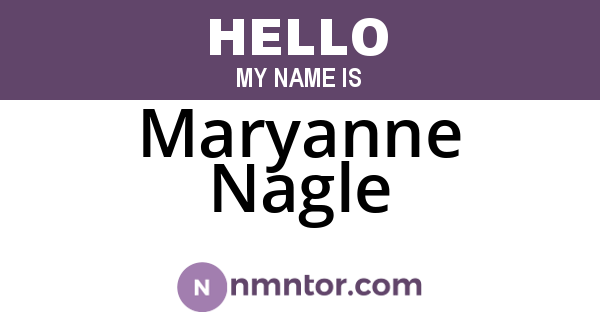 Maryanne Nagle