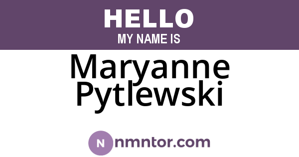 Maryanne Pytlewski