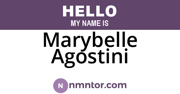 Marybelle Agostini