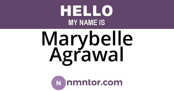 Marybelle Agrawal