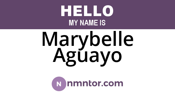 Marybelle Aguayo