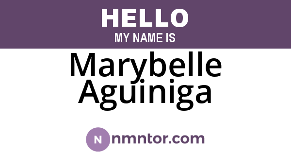 Marybelle Aguiniga