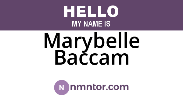 Marybelle Baccam
