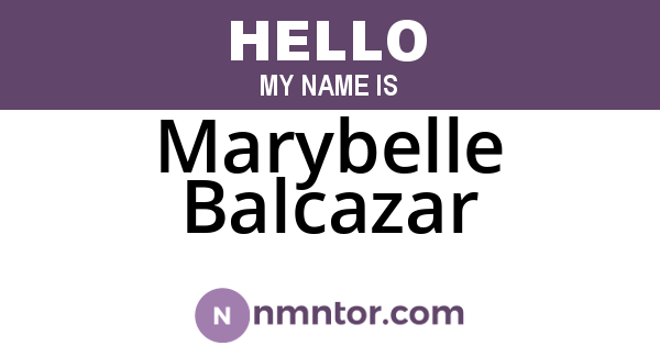 Marybelle Balcazar