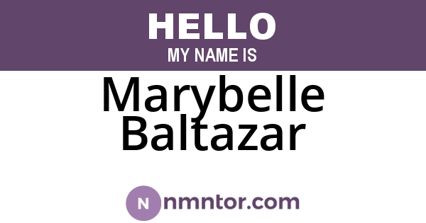 Marybelle Baltazar
