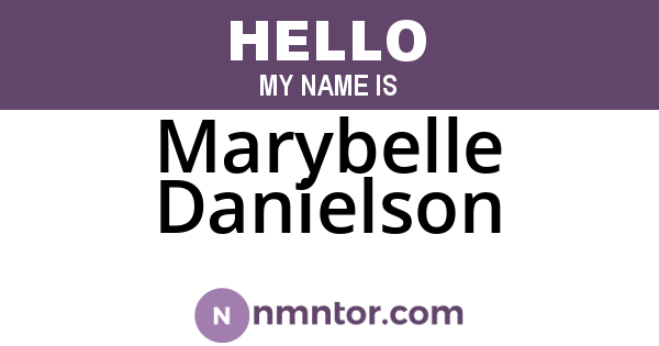 Marybelle Danielson