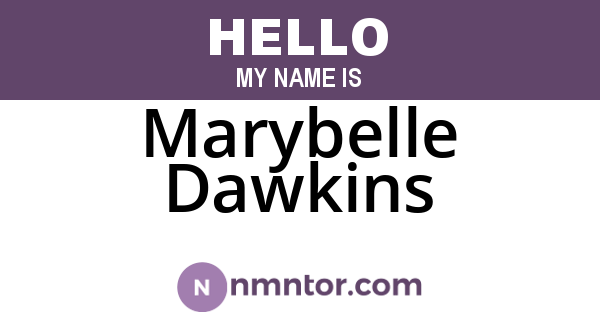 Marybelle Dawkins