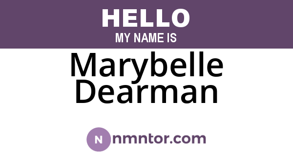 Marybelle Dearman