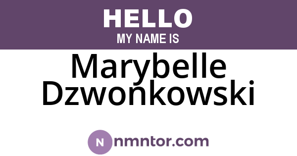 Marybelle Dzwonkowski