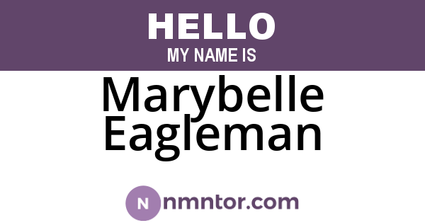 Marybelle Eagleman