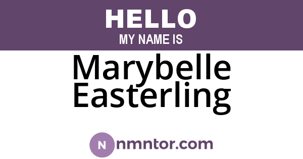 Marybelle Easterling
