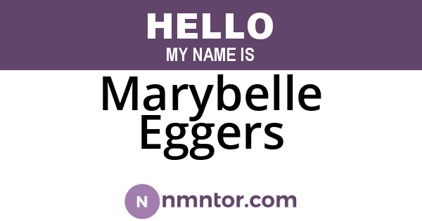 Marybelle Eggers