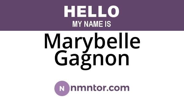 Marybelle Gagnon