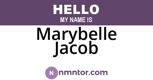Marybelle Jacob