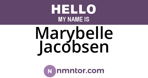 Marybelle Jacobsen