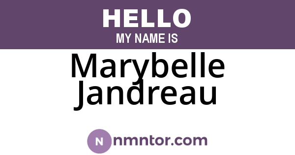 Marybelle Jandreau