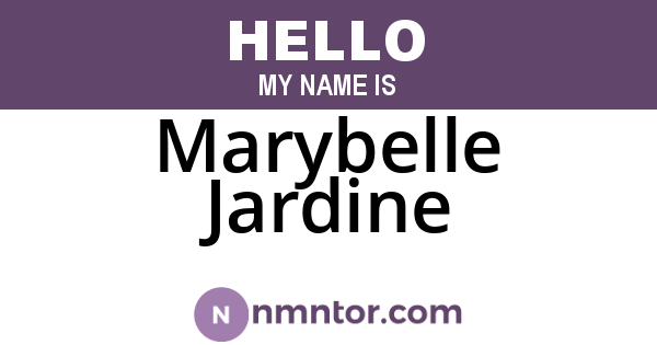 Marybelle Jardine
