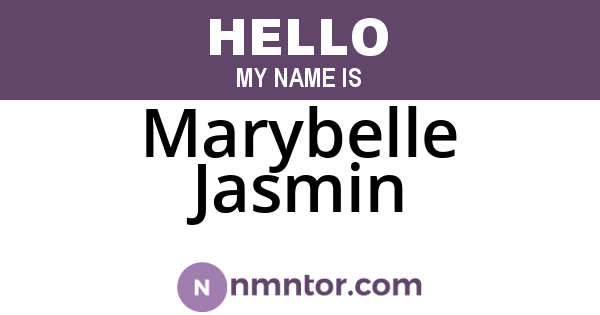 Marybelle Jasmin