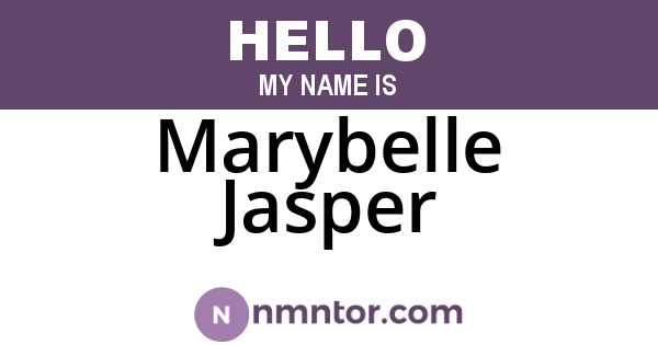 Marybelle Jasper