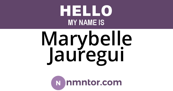 Marybelle Jauregui