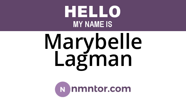 Marybelle Lagman