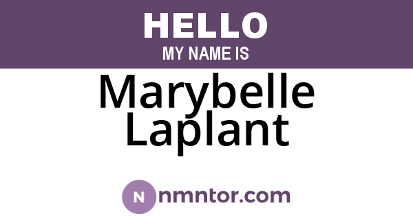 Marybelle Laplant