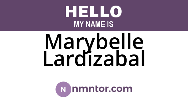 Marybelle Lardizabal