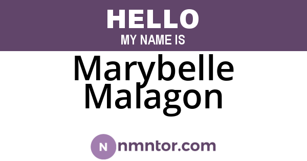 Marybelle Malagon