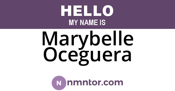 Marybelle Oceguera