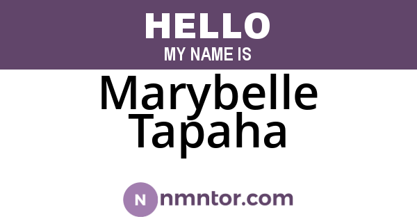 Marybelle Tapaha