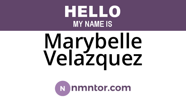 Marybelle Velazquez