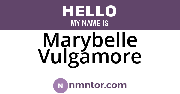 Marybelle Vulgamore