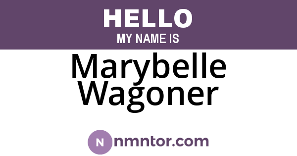 Marybelle Wagoner