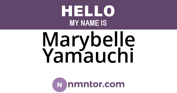 Marybelle Yamauchi
