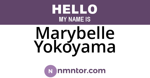 Marybelle Yokoyama